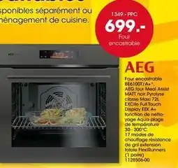 Möbel Martin Aeg - four encastrable offre