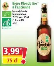 Norma La goudale - bière blonde bio à l'ancienne offre
