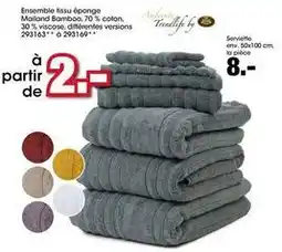 Möbel Martin Ensemble tissu eponge offre