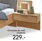 Möbel Martin Consoles de nuit 2 pieces offre