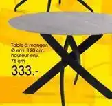 Möbel Martin Table à manger, env. 120 cm, hauteur env offre
