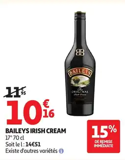 Auchan BAILEYS Irish cream offre