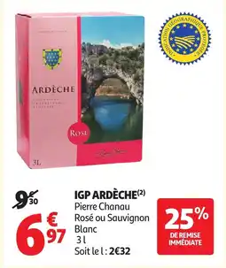 Auchan PIERRE CHANAU Igp ardèche offre