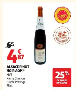 Auchan Alsace pinot noir aop offre