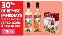 Auchan Sur la gamme des boissons à base de vin offre