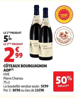 Auchan PIERRE CHANAU Côteaux bourguignon aop offre