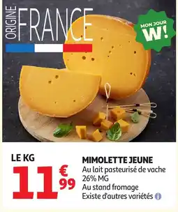 Auchan Mimolette jeune offre