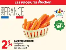 Auchan AUCHAN Carottes offre