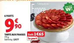 Auchan Tarte aux fraises offre