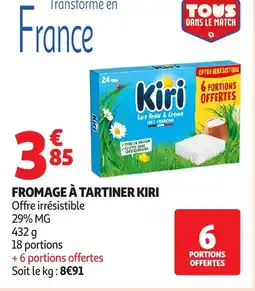 Auchan KIRI Fromage à tartiner offre