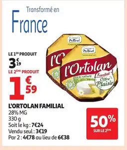 Auchan L'ORTOLAN Familial offre