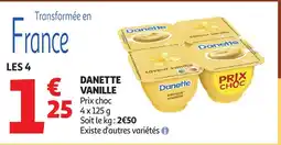 Auchan DANETTE Vanille offre