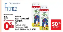 Auchan CANDIA Elben lait fermenté offre