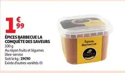 Auchan Épices barbecue la conquête des saveurs offre