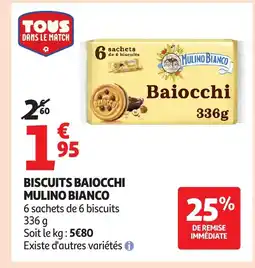 Auchan MULINO BIANCO Biscuits baiocchi offre
