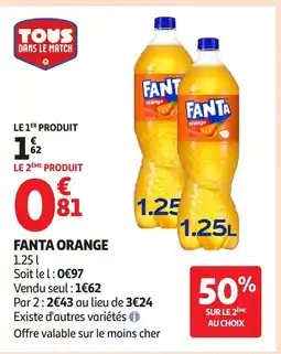 Auchan FANTA Orange offre
