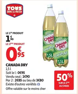 Auchan CANADA DRY offre