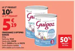Auchan GUIGOZ Croissance 3 optipro offre