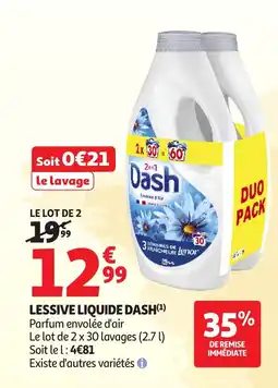 Auchan DASH Lessive liquide offre