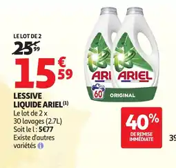 Auchan ARIEL Lessive liquide offre