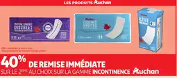 Auchan AUCHAN la gamme incontinence offre