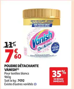 Auchan VANISH Poudre détachante offre