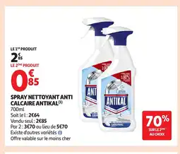 Auchan ANTIKAL Spray nettoyant anti calcaire offre