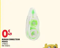 Auchan Ruban correcteur pouce offre