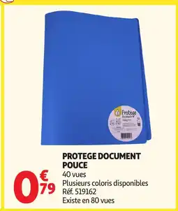 Auchan Protege document pouce offre