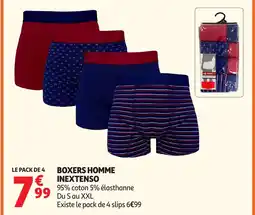 Auchan INEXTENSO Boxers homme offre