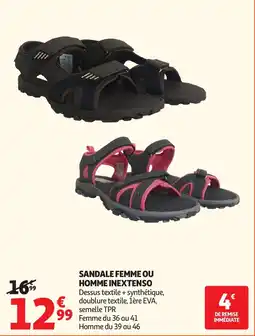 Auchan Sandale femme ou homme offre