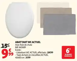 Auchan ACTUEL Abattant wc offre