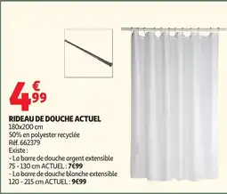 Auchan ACTUEL Rideau de douche offre