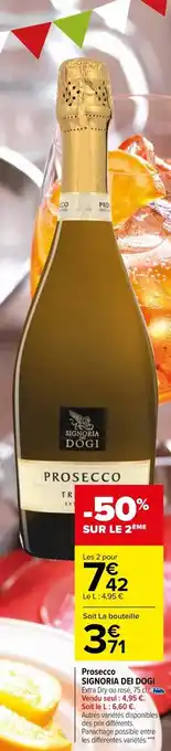Carrefour Prosecco SIGNORIA DEI DOGI offre