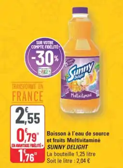G20 Sunny Delight Boisson à l'eau de source et fruits Multivitaminé offre