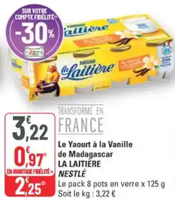 G20 La Laitiere Le Yaourt à la Vanille de Madagascar offre