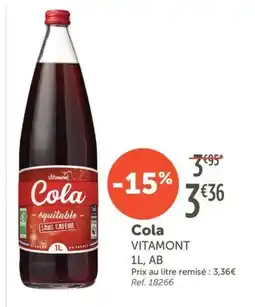 L'Eau Vive Vitamont Cola offre