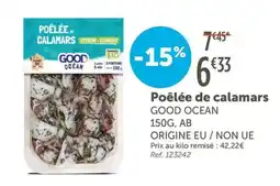 L'Eau Vive Good Ocean Poêlée de calamars offre