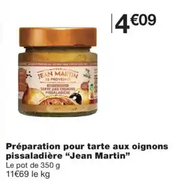 Monoprix Jean Martin Préparation pour tarte aux oignons pissaladière offre