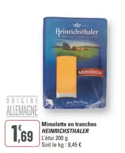 G20 Heinrichsthaler Mimolette en tranches offre