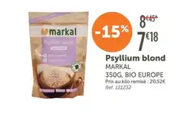 L'Eau Vive Markal Psyllium blond offre