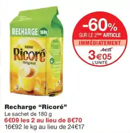 Monoprix Ricoré Recharge offre