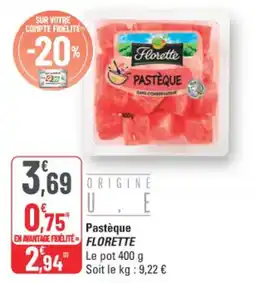 G20 Florette Pastèque offre