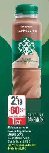 G20 Starbucks Boisson au café saveur Cappuccino offre