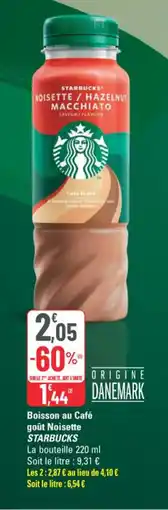 G20 Starbucks Boisson au Café goût Noisette offre
