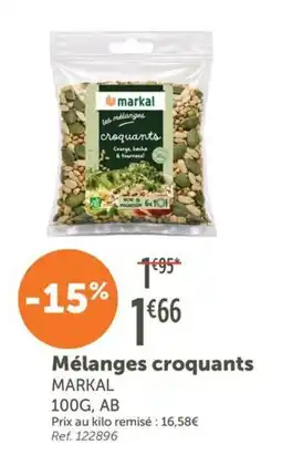 L'Eau Vive Markal Mélanges croquants offre