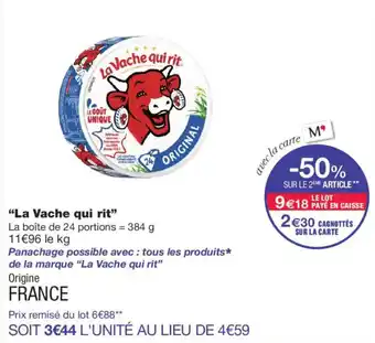 Monoprix La Vache qui rit offre