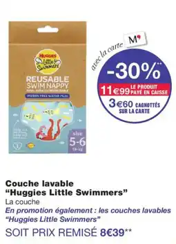 Monoprix Huggies Little Swimmers Couche lavable offre