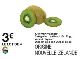 Monoprix Kiwi vert Zespri offre