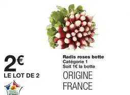 Monoprix Radis roses botte offre